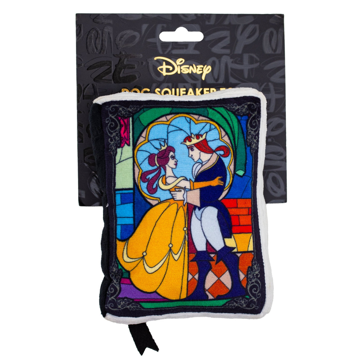 Dog Toy Squeaker Plush - Disney Beauty and the Beast Book Replica 