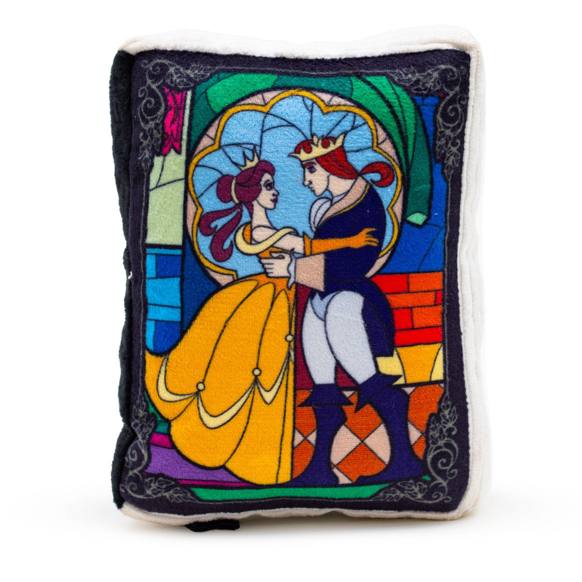 Dog Toy Squeaker Plush - Disney Beauty and the Beast Book Replica 