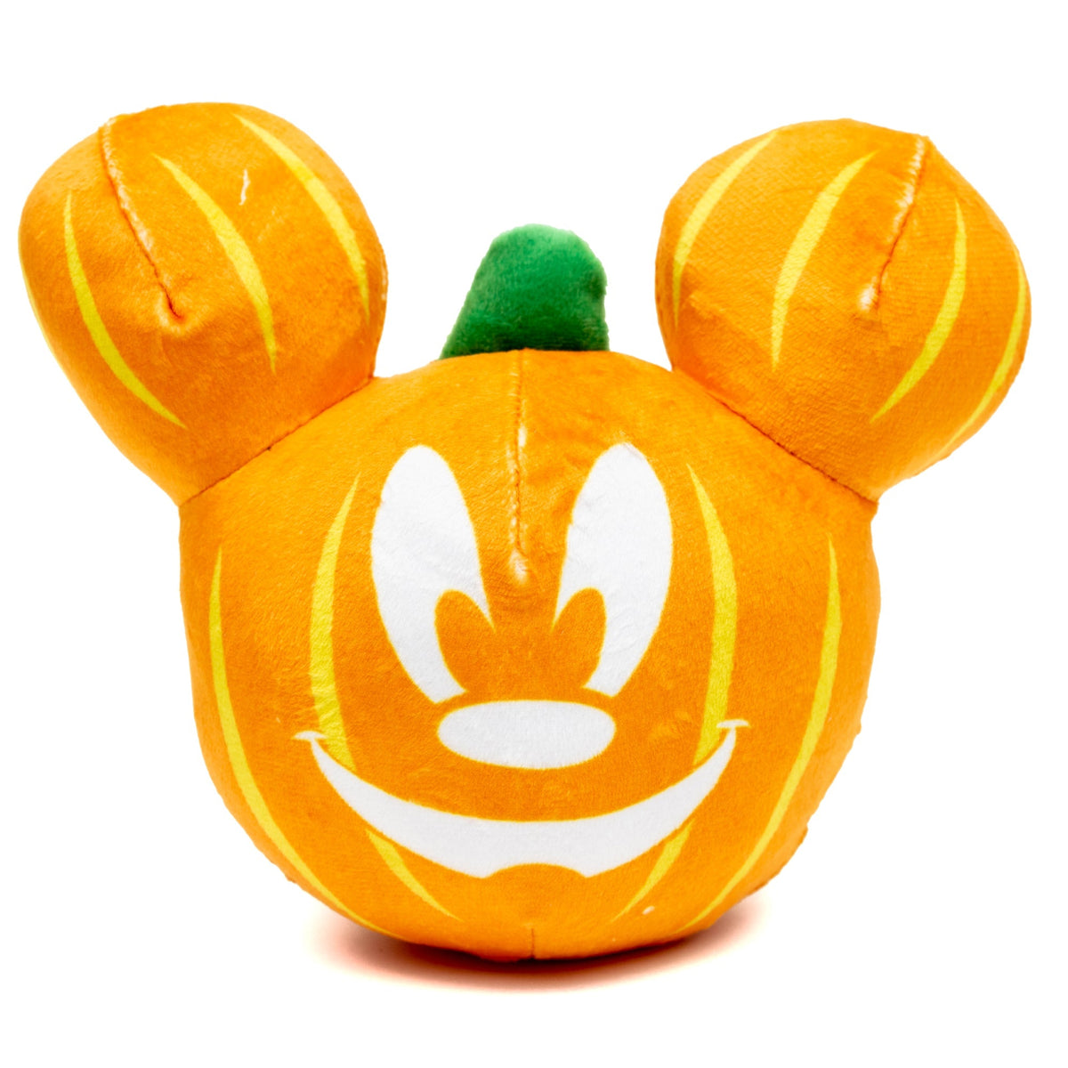 Dog Toy Squeaker Plush - Disney Halloween Mickey Mouse Pumpkin Face 