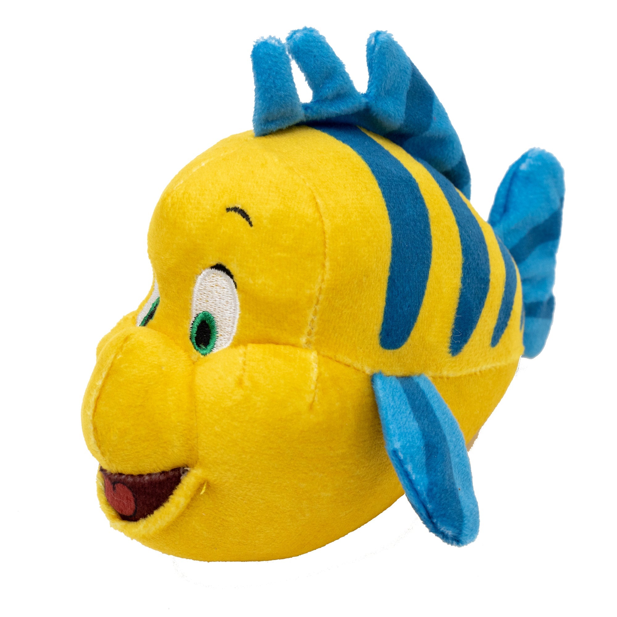 Dog Toy Squeaker Plush - The Little Mermaid Flounder Full Body Pose