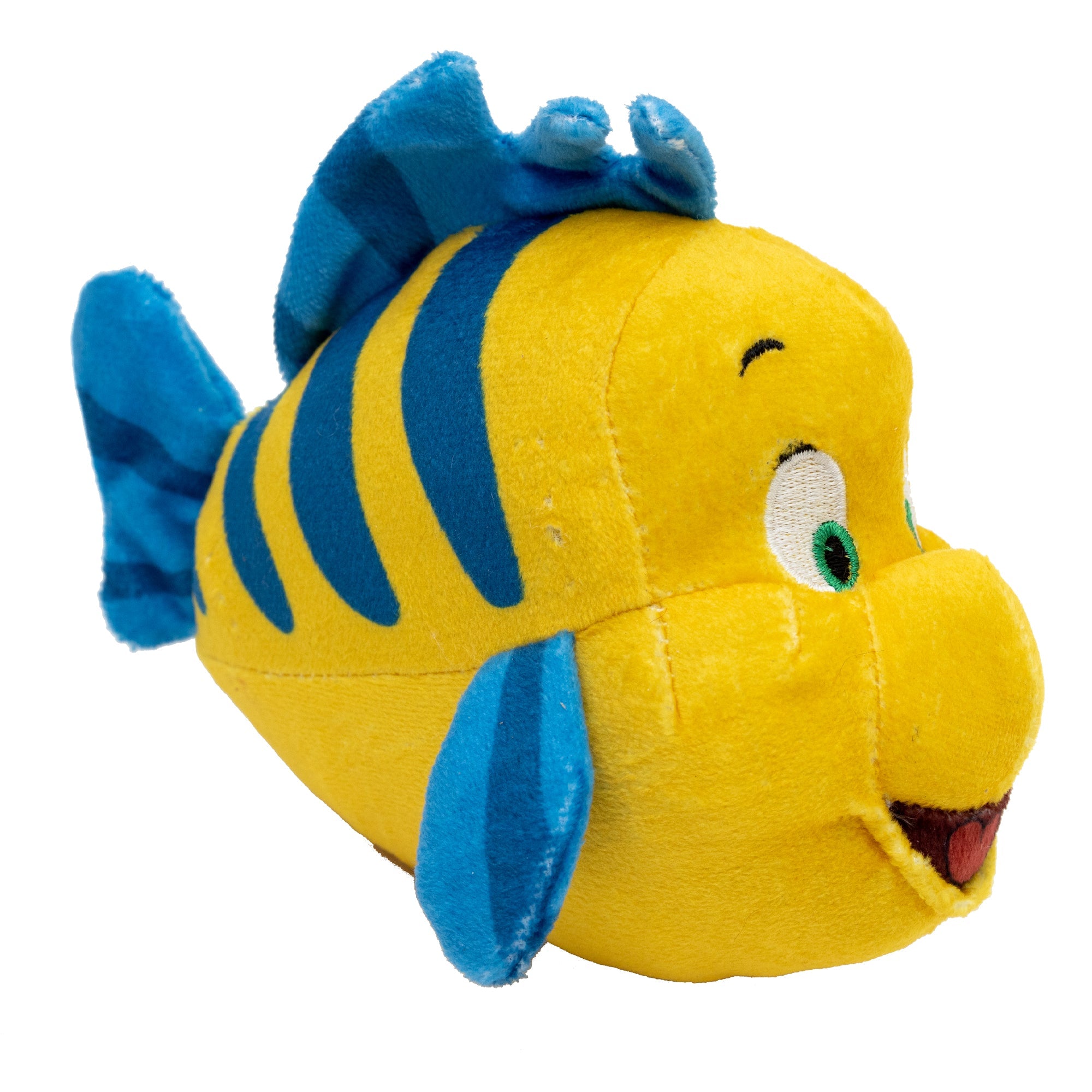 Dog Toy Squeaker Plush - The Little Mermaid Flounder Full Body Pose