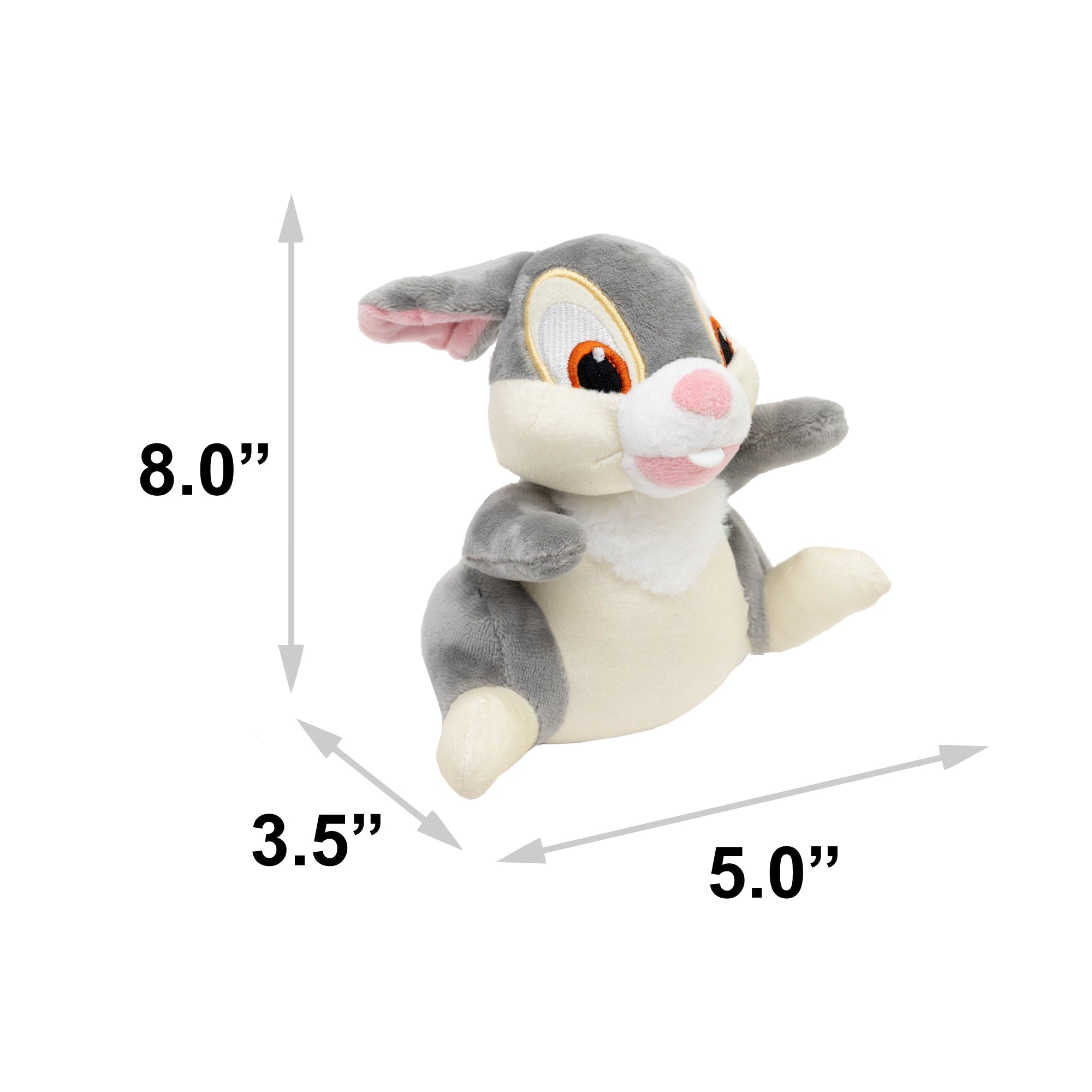 Dog Toy Squeaker Plush - Bambi Thumper Rabbit Full Body Pose 