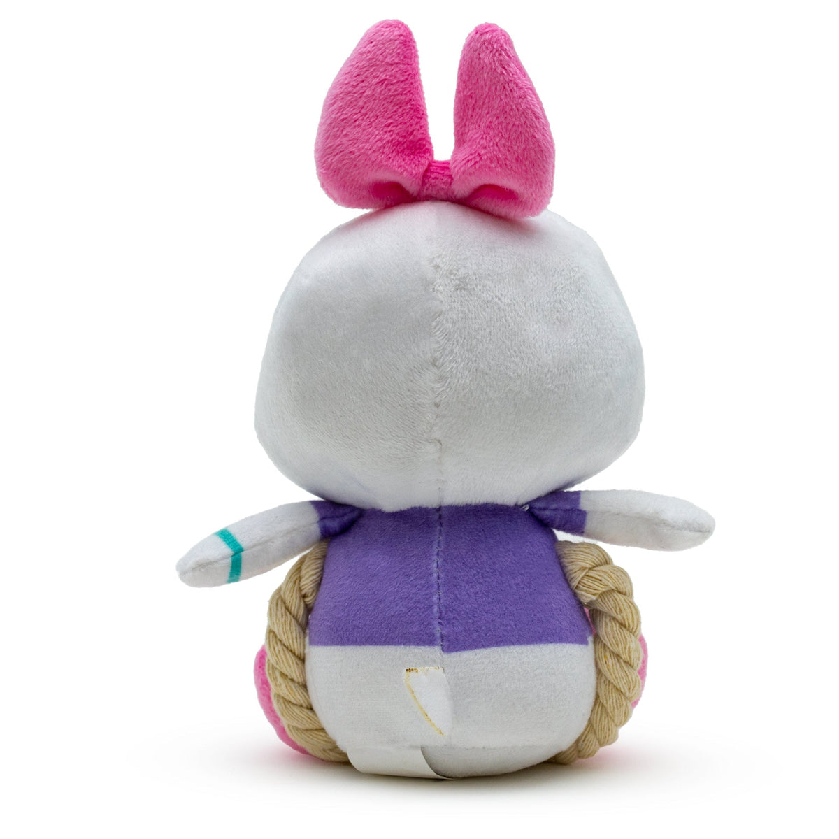 Dog Toy Squeaker Plush with Rope - Disney Daisy Duck Chibi Sitting Pose 