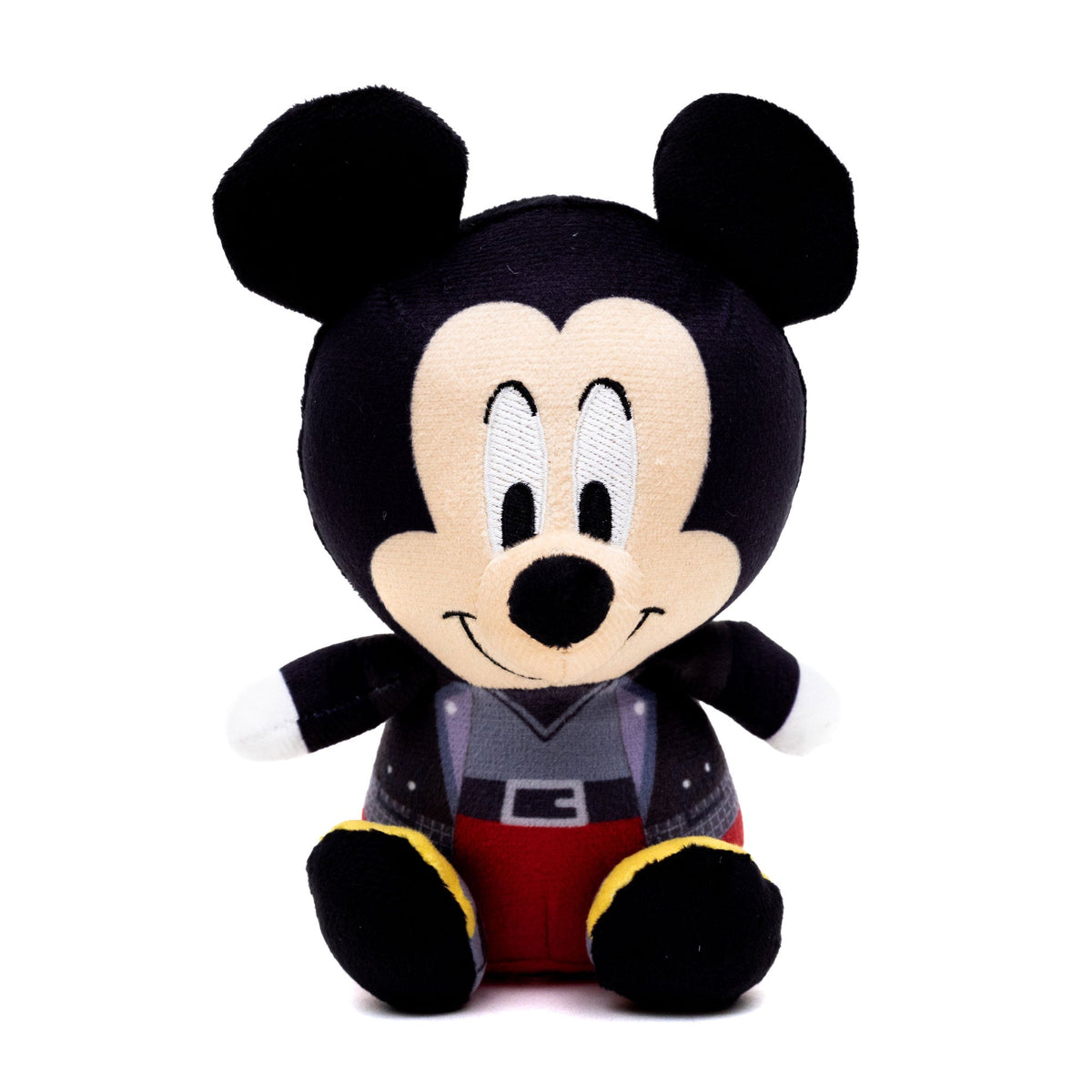 Dog Toy Squeaker Plush - Kingdom Hearts King Mickey Mouse Full Body Sitting Pose 