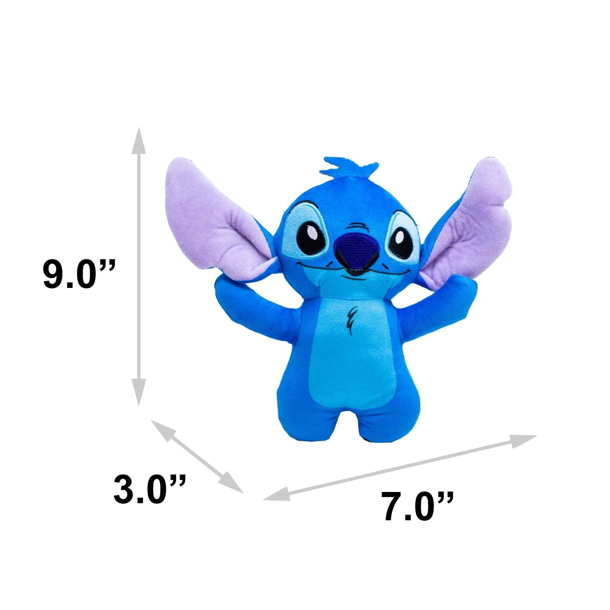 Buckle-Down Lilo and Stitch Stitch Arms Up Full Body Standing Pose Squeaker Plush Dog Toy