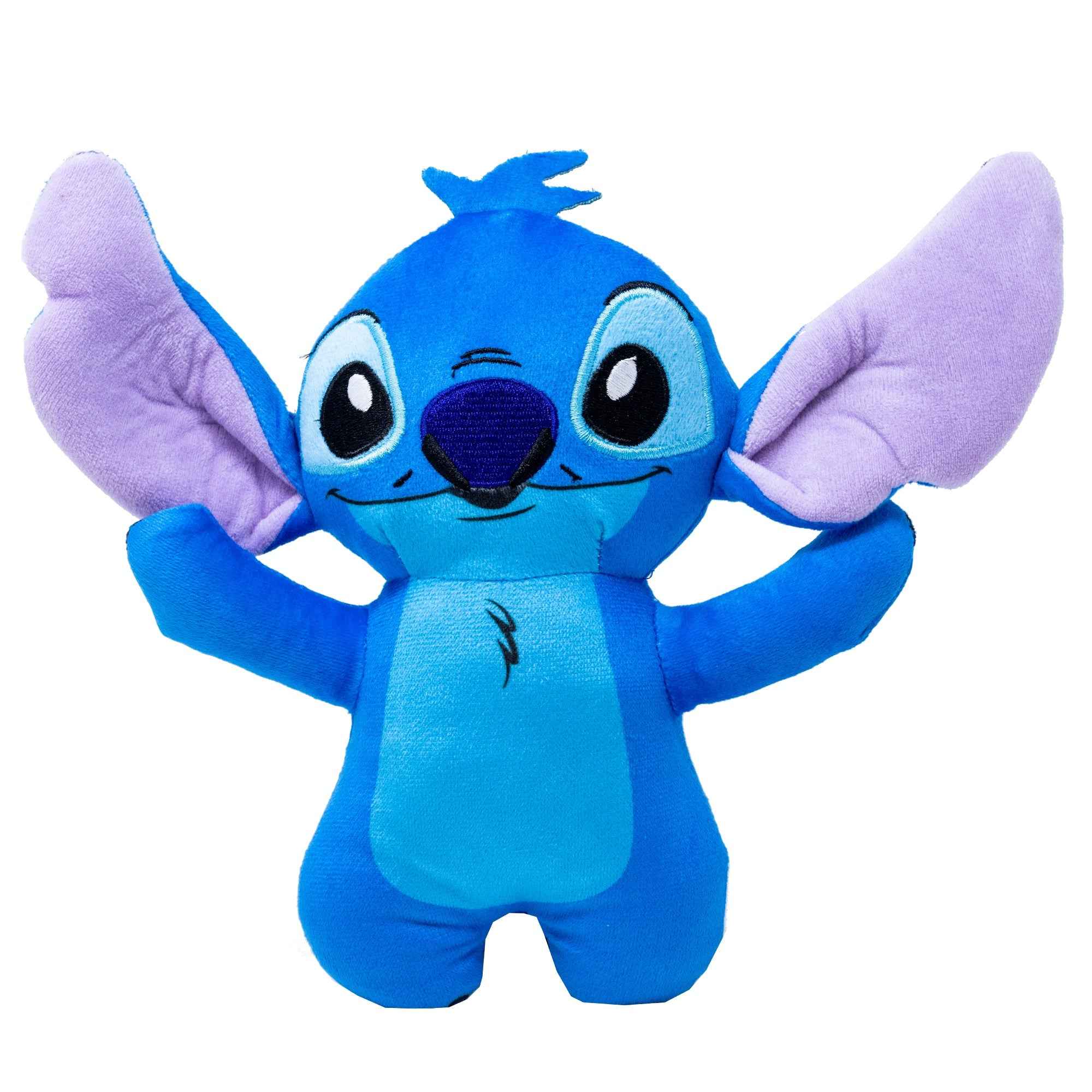 Buckle-Down Lilo and Stitch Stitch Arms Up Full Body Standing Pose Squeaker Plush Dog Toy