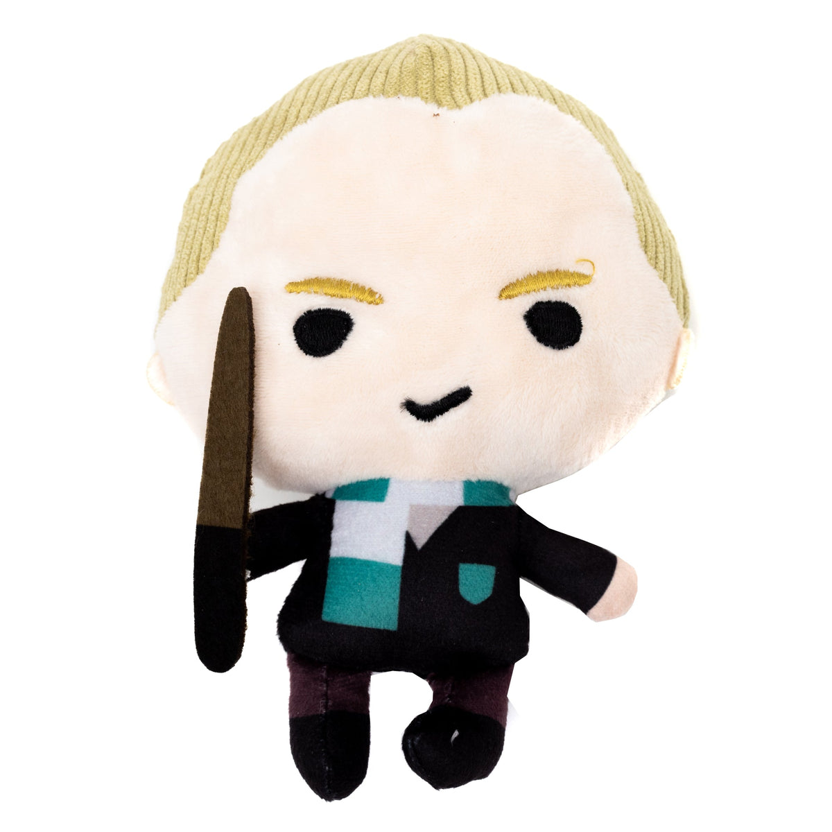 Dog Toy Squeaker Plush - Harry Potter Draco Malfoy Standing Charm Full Body Pose 