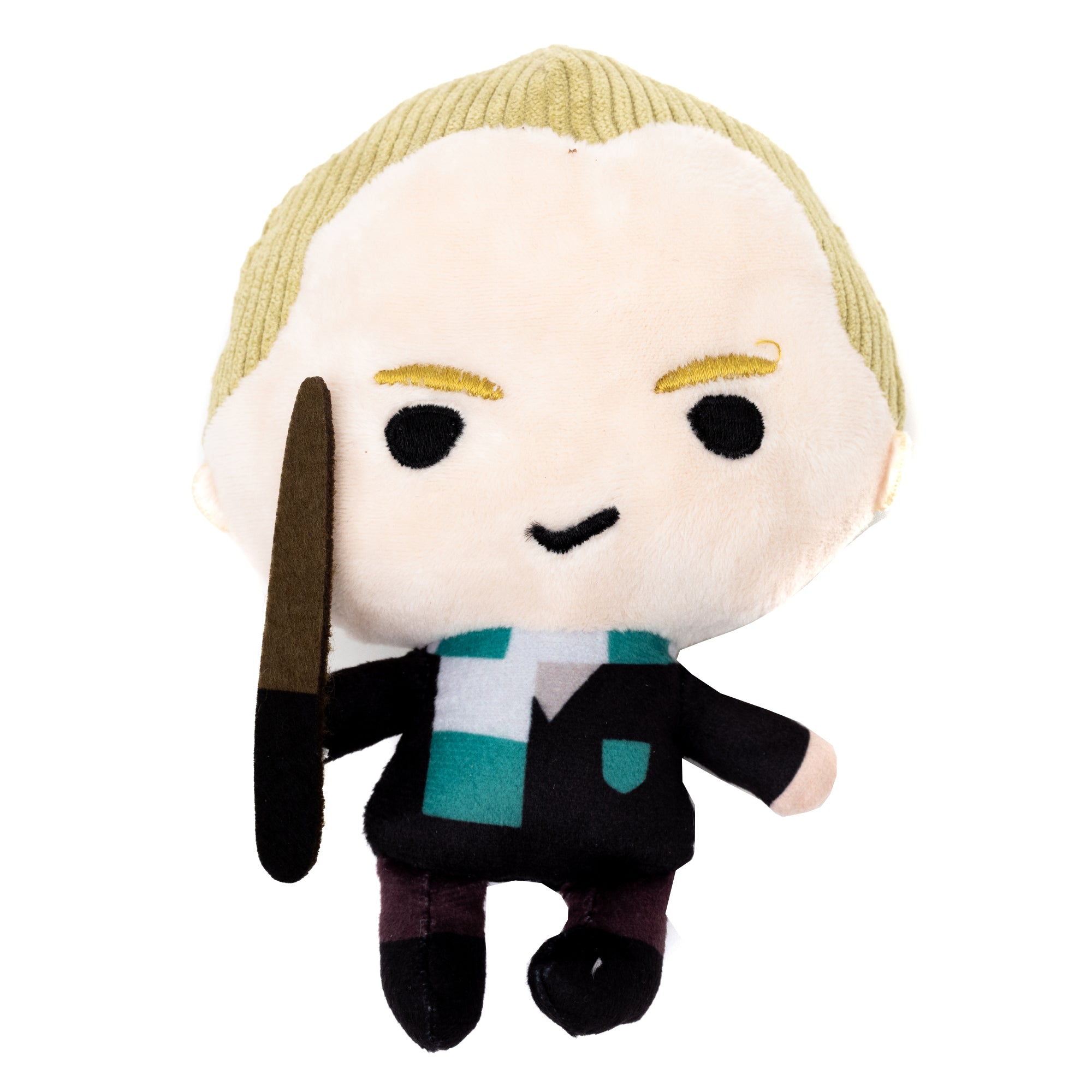 Dog Toy Squeaker Plush - Harry Potter Draco Malfoy Standing Charm Full Body Pose 