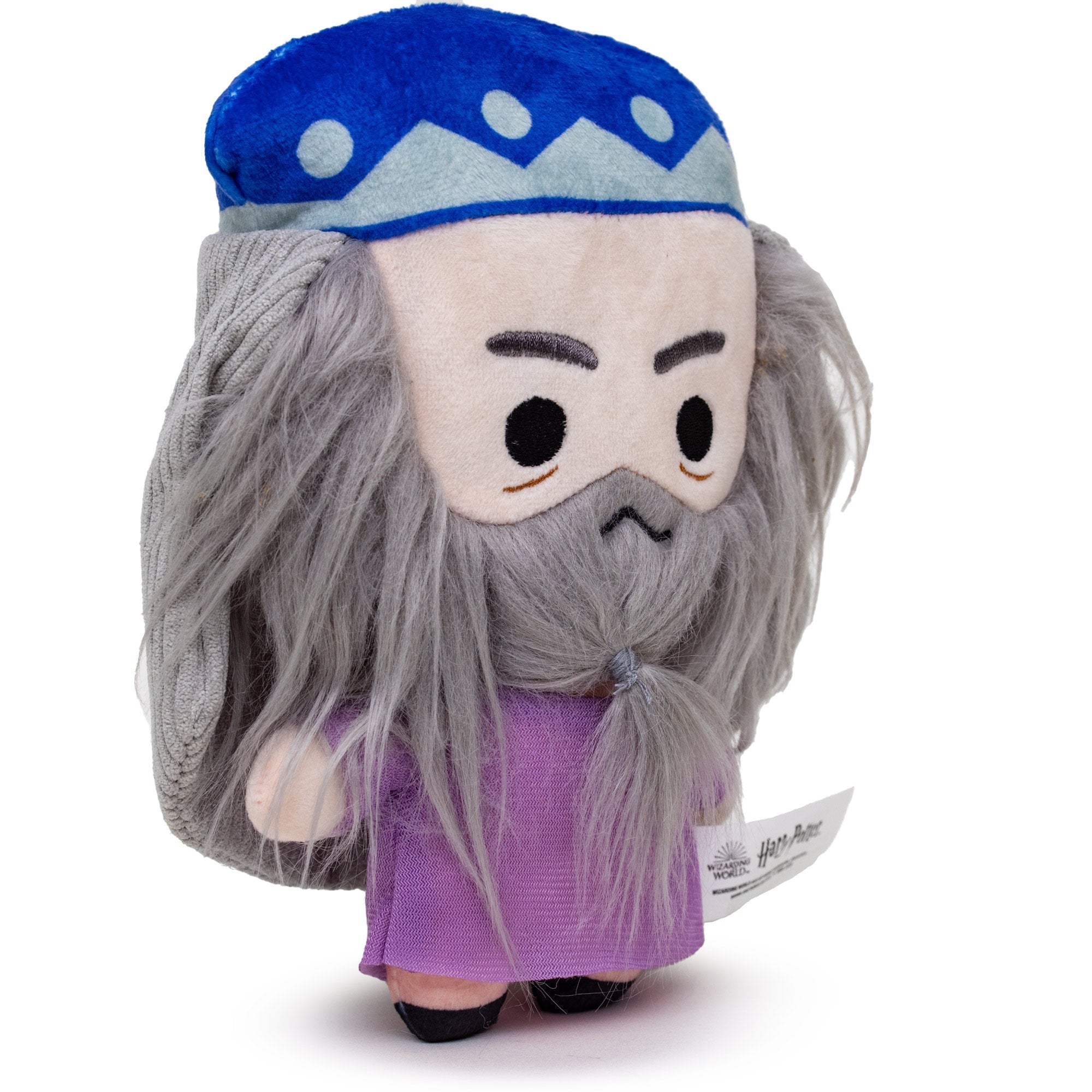 Dog Toy Squeaker Plush - Harry Potter Dumbledore Standing Charm Full Body Pose 