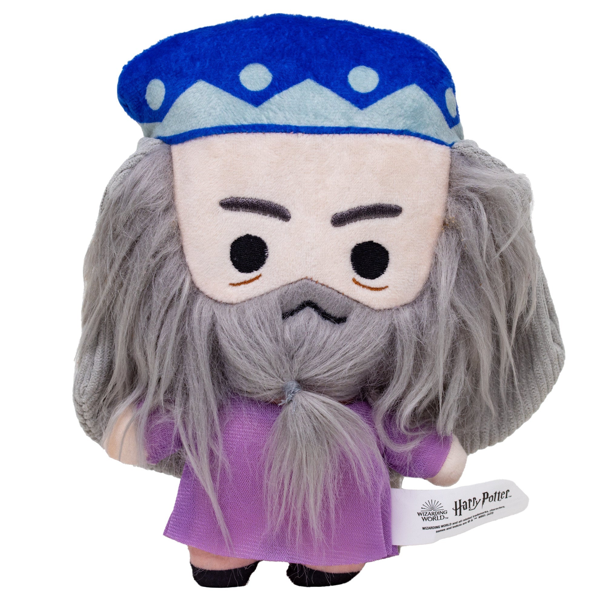 Dog Toy Squeaker Plush - Harry Potter Dumbledore Standing Charm Full Body Pose 