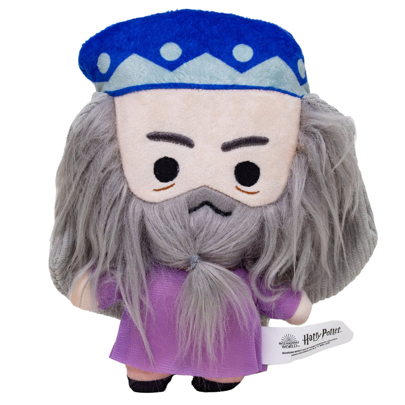 Dog Toy Squeaker Plush - Harry Potter Dumbledore Standing Charm Full Body Pose 