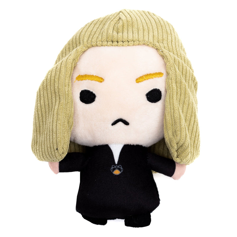 Dog Toy Squeaker Plush - Harry Potter Lucius Malfoy Standing Charm Full Body Pose 