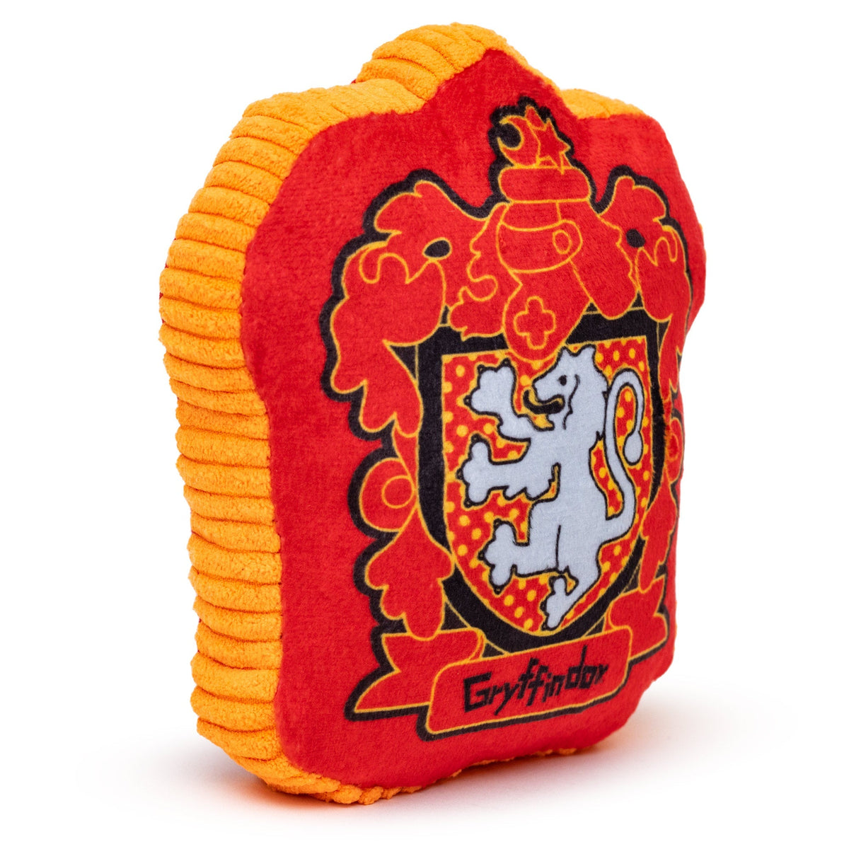 Dog Toy Squeaker Plush - Harry Potter Gryffindor Lion Charm Crest Red 