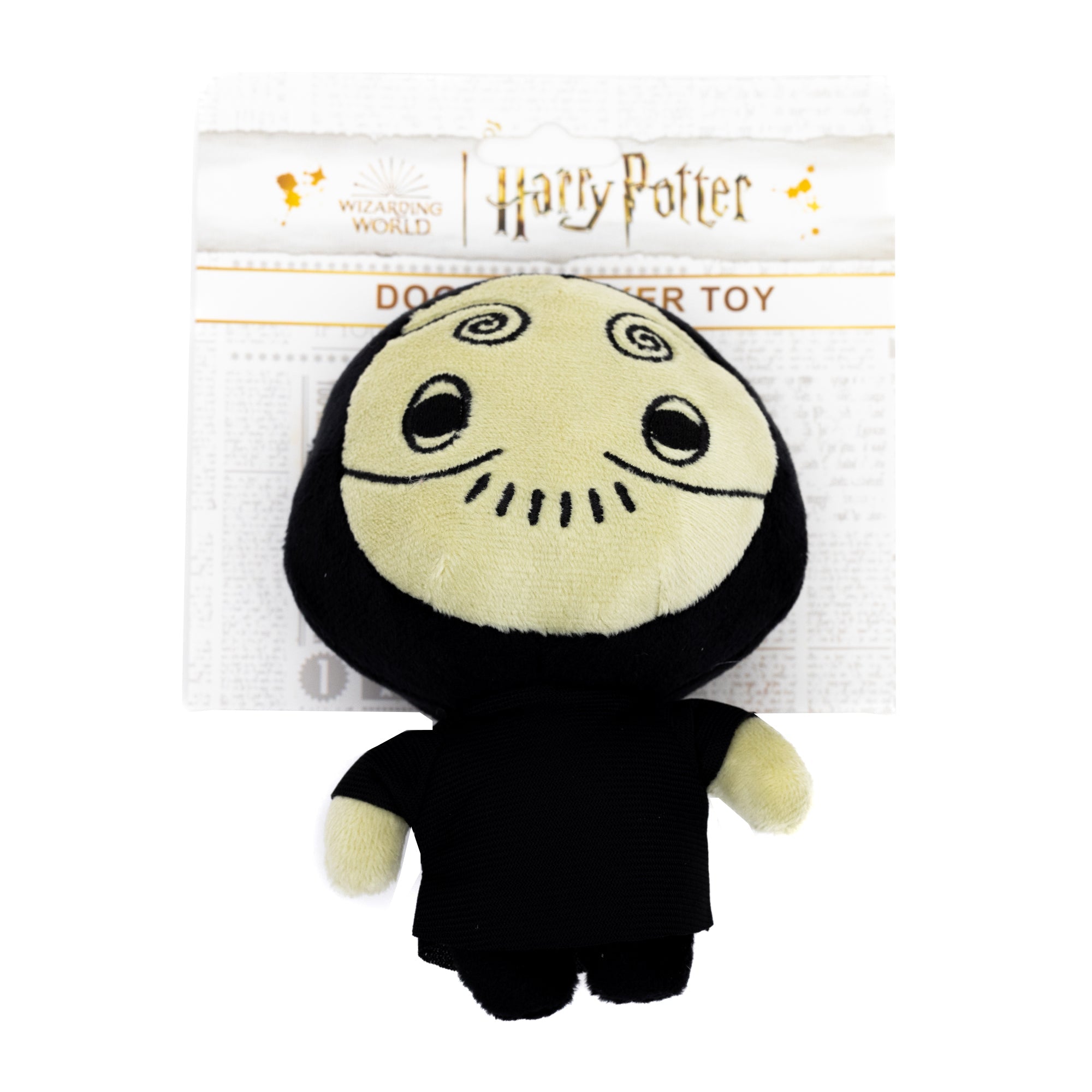 Dog Toy Squeaker Plush - Harry Potter Chibi Death Eater Full Body Pose 
