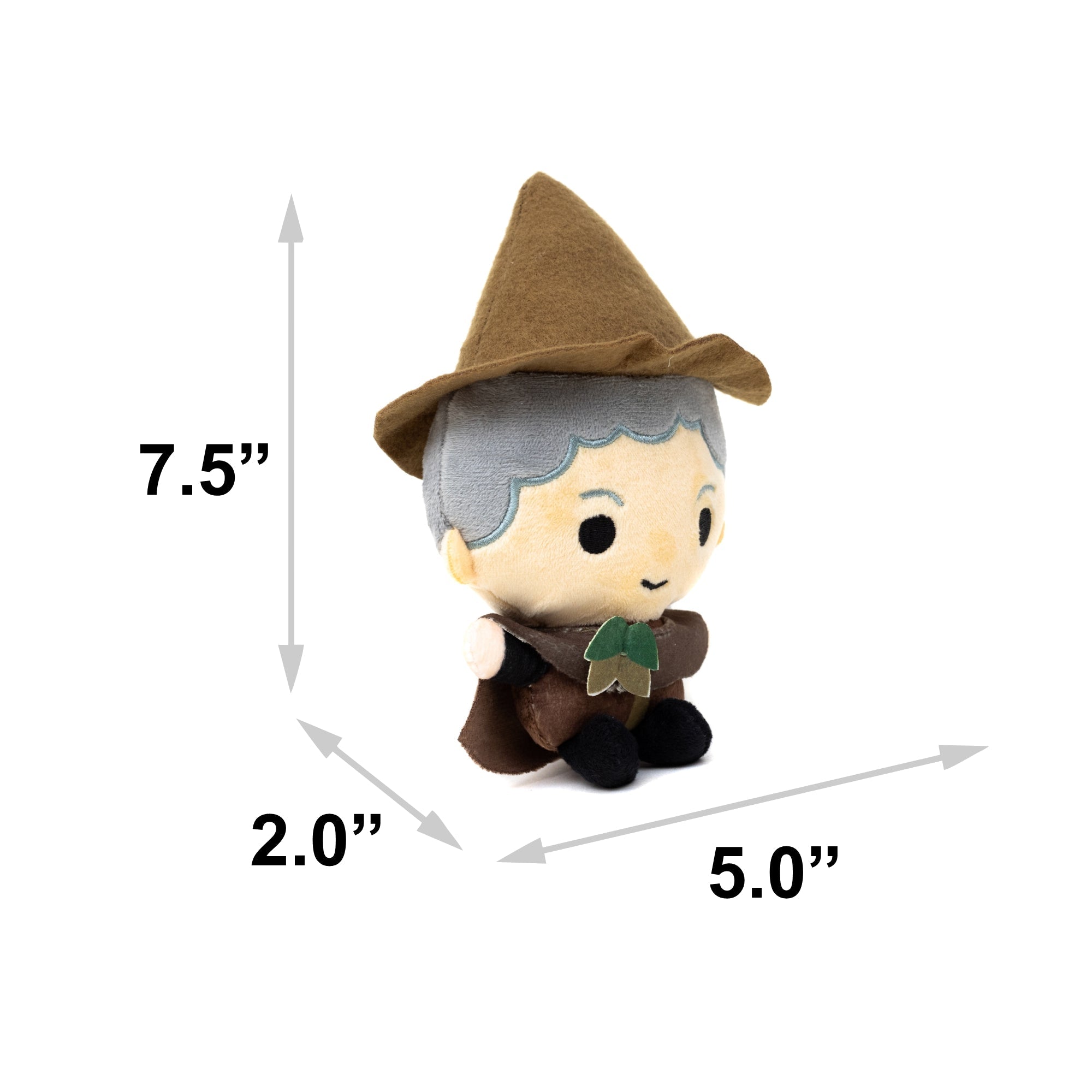 Dog Toy Squeaker Plush - Harry Potter Professor Pomona Sprout Standing Charm Full Body Pose 