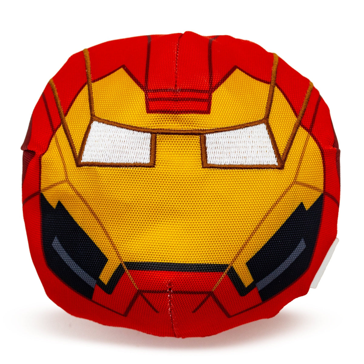 Dog Toy Ballistic Squeaker - Iron Man Face Red 