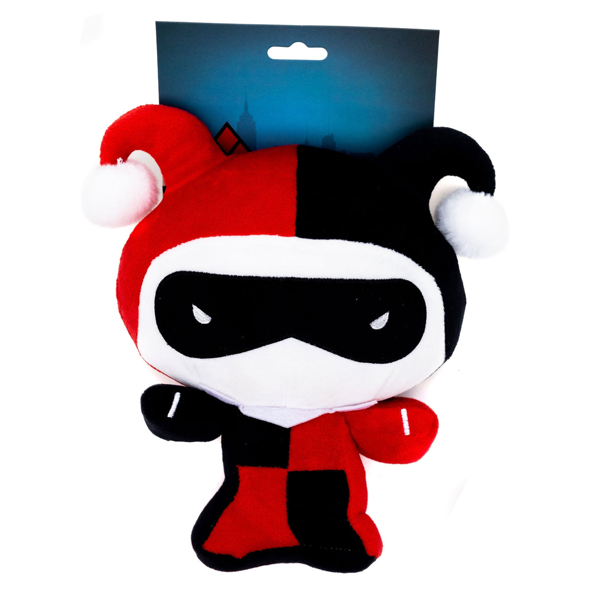 Dog Toy Squeaker Plush - DC Comics Chibi Harley Quinn Standing Pose 
