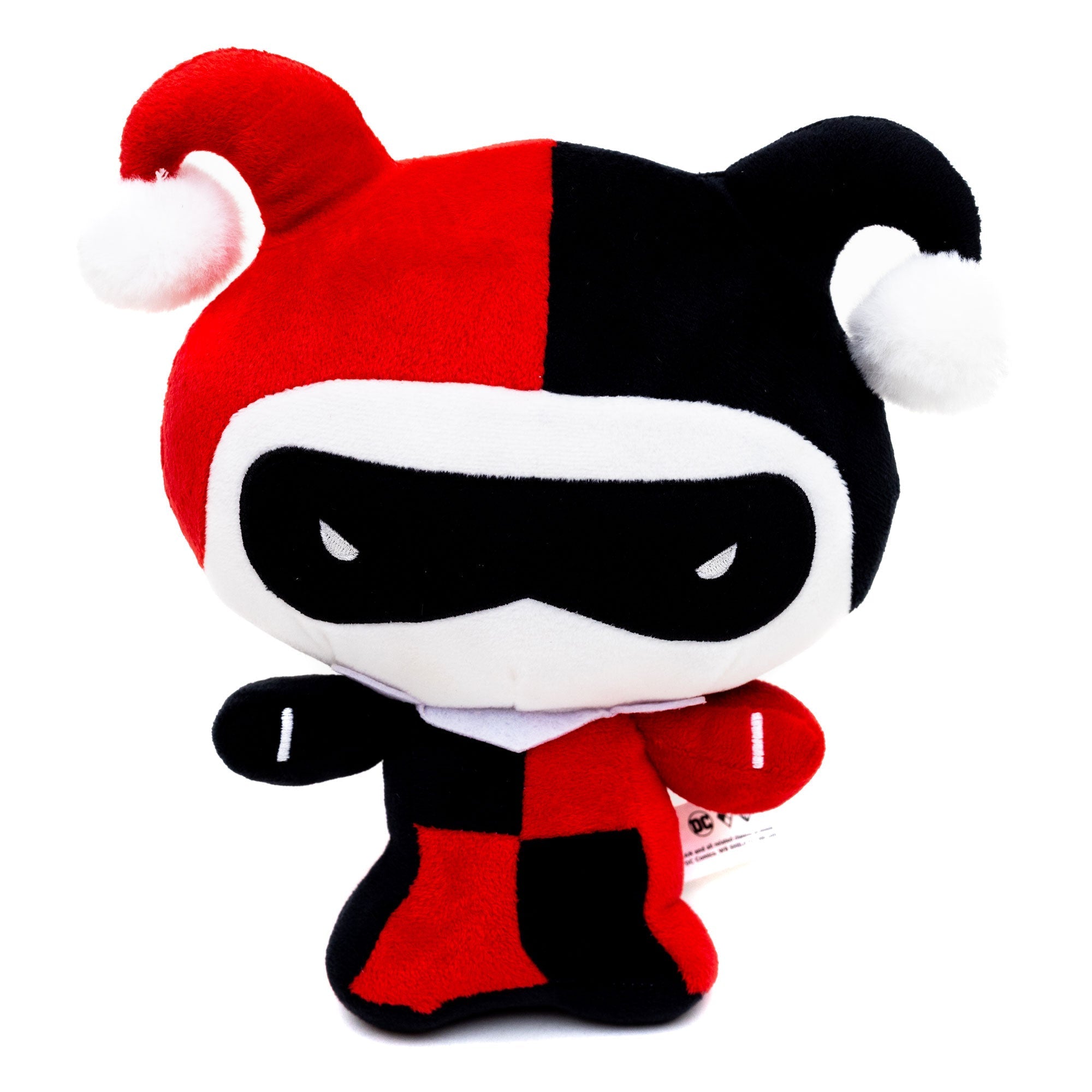 Dog Toy Squeaker Plush - DC Comics Chibi Harley Quinn Standing Pose 