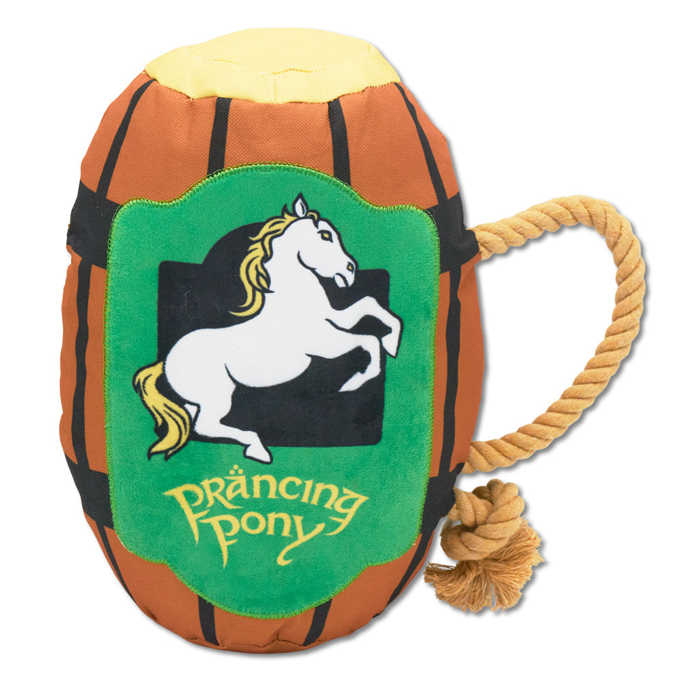 Dog Toy Squeaker Plush - Lord of the Rings PRANCING PONY Pint Mug | HT Animal Supply