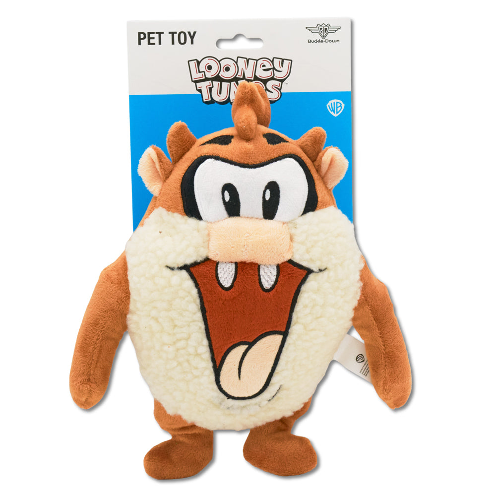 Buckle-Down Looney Tunes Taz Full Body Squeaky Plush Dog Toy