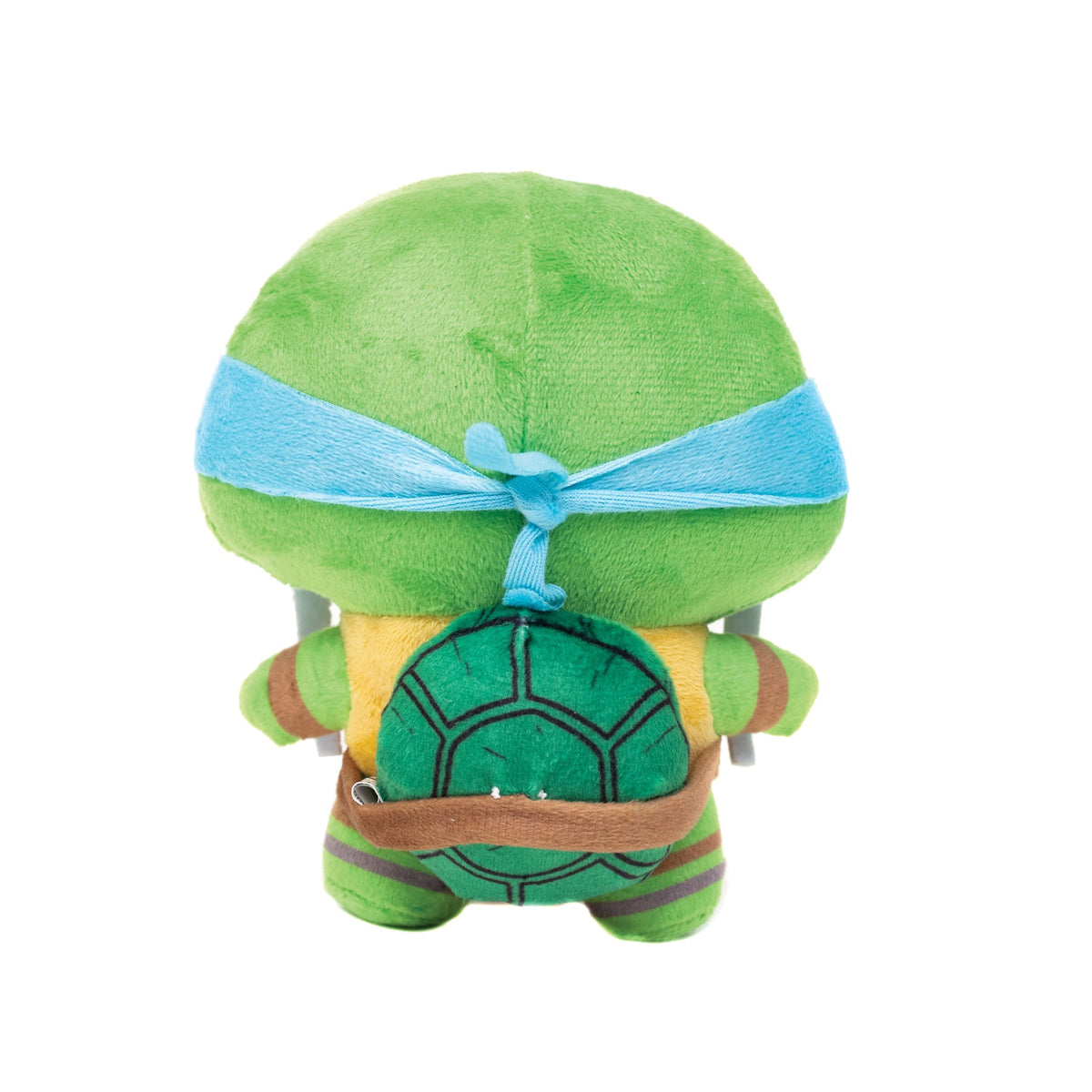 Dog Toy Squeaker Plush - Teenage Mutant Ninja Turtles Leonardo Full Body Sword Pose Blue 