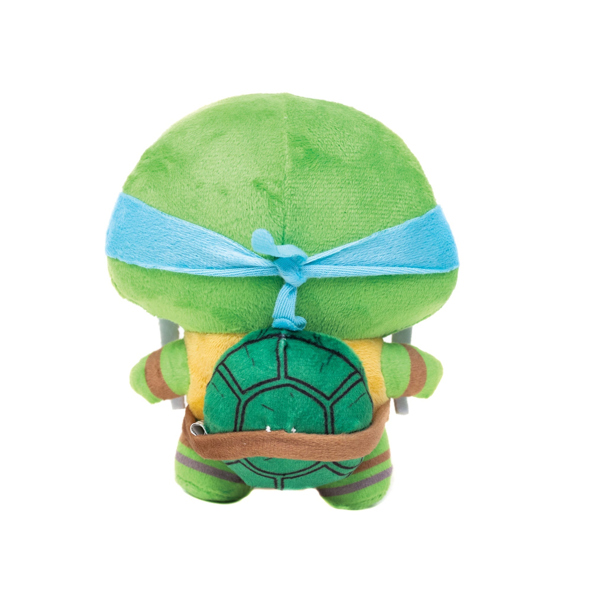 Dog Toy Squeaker Plush - Teenage Mutant Ninja Turtles Leonardo Full Body Sword Pose Blue 