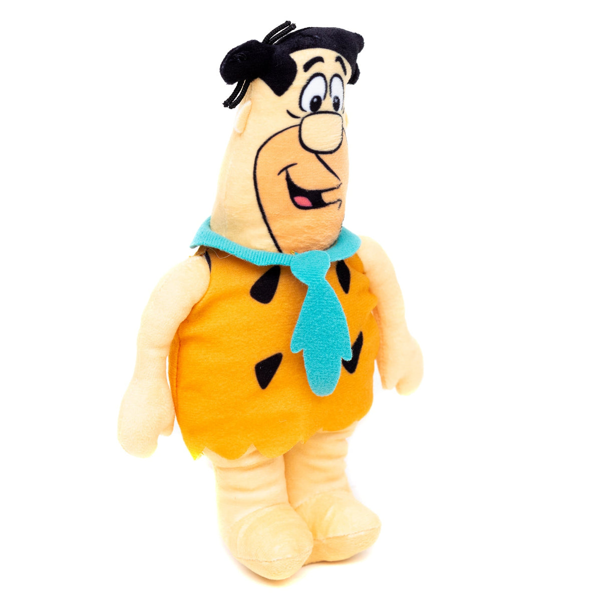 Dog Toy Squeaker Plush - Cocoa Pebbles The Flintstones Fred Flintstone Full Body Pose 