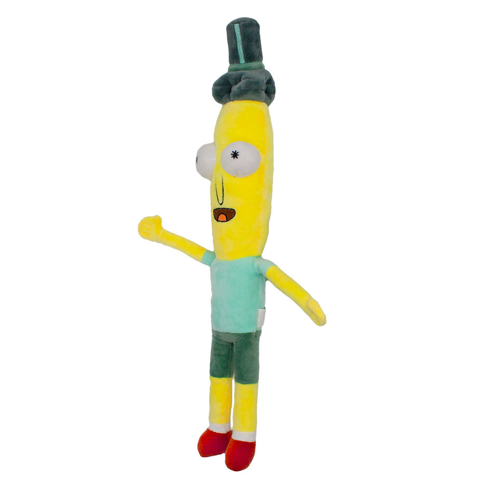 Dog Toy Squeaker Plush - Rick and Morty Mr. Poopybutthole Full Body Pose 