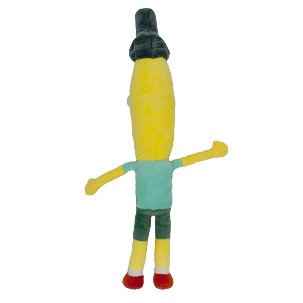 Dog Toy Squeaker Plush - Rick and Morty Mr. Poopybutthole Full Body Pose 