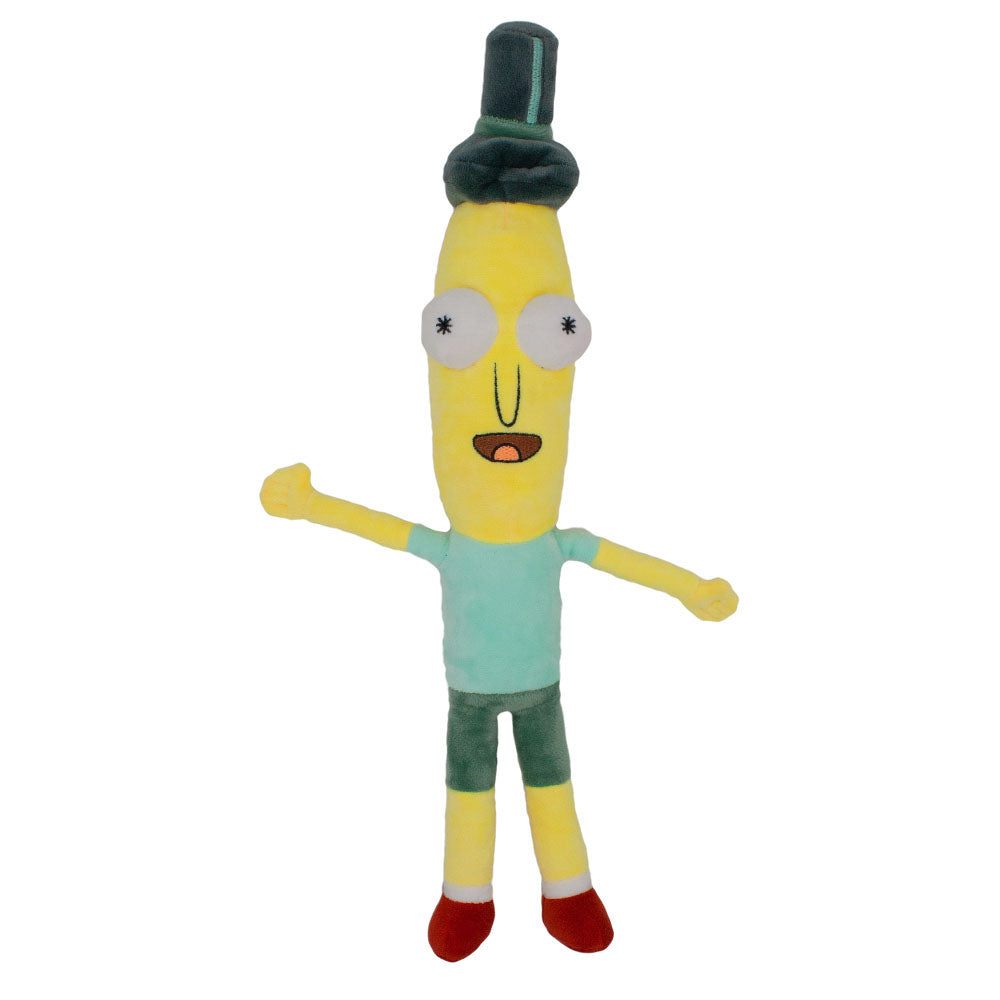 Dog Toy Squeaker Plush - Rick and Morty Mr. Poopybutthole Full Body Pose 