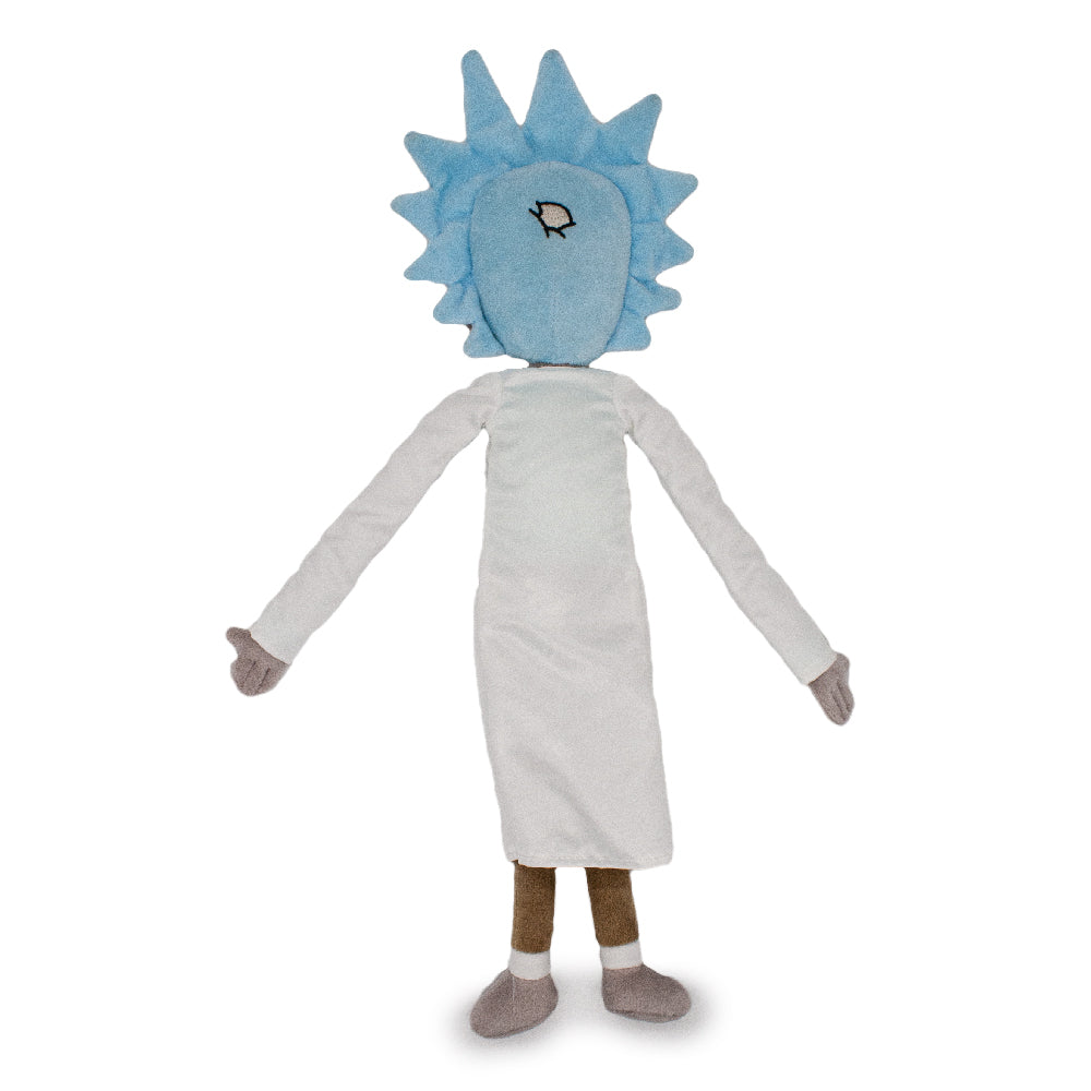 Dog Toy Squeaker Plush - Rick and Morty Standing Rick Full Body Pose 