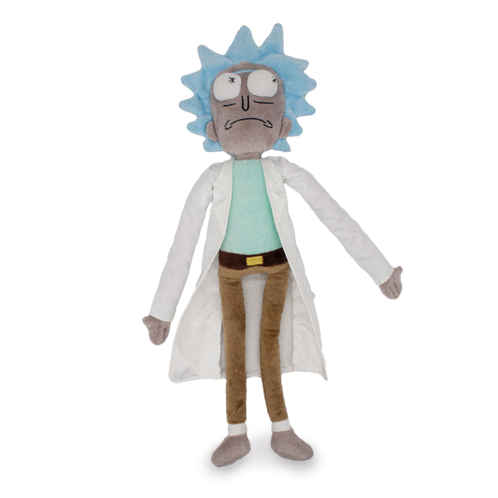 Dog Toy Squeaker Plush - Rick and Morty Standing Rick Full Body Pose 