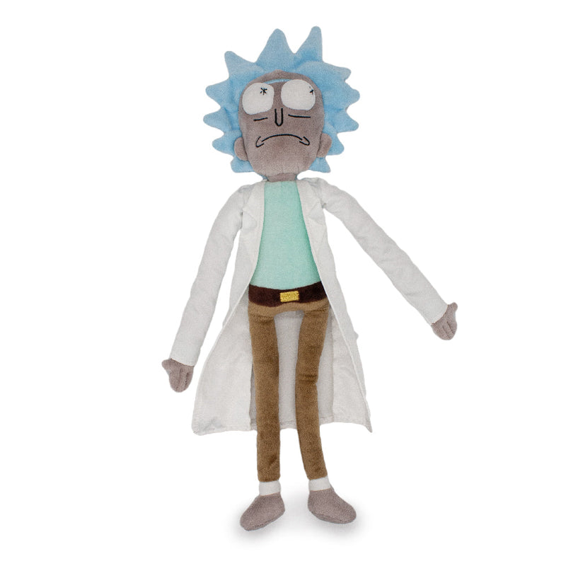 Dog Toy Squeaker Plush - Rick and Morty Standing Rick Full Body Pose 