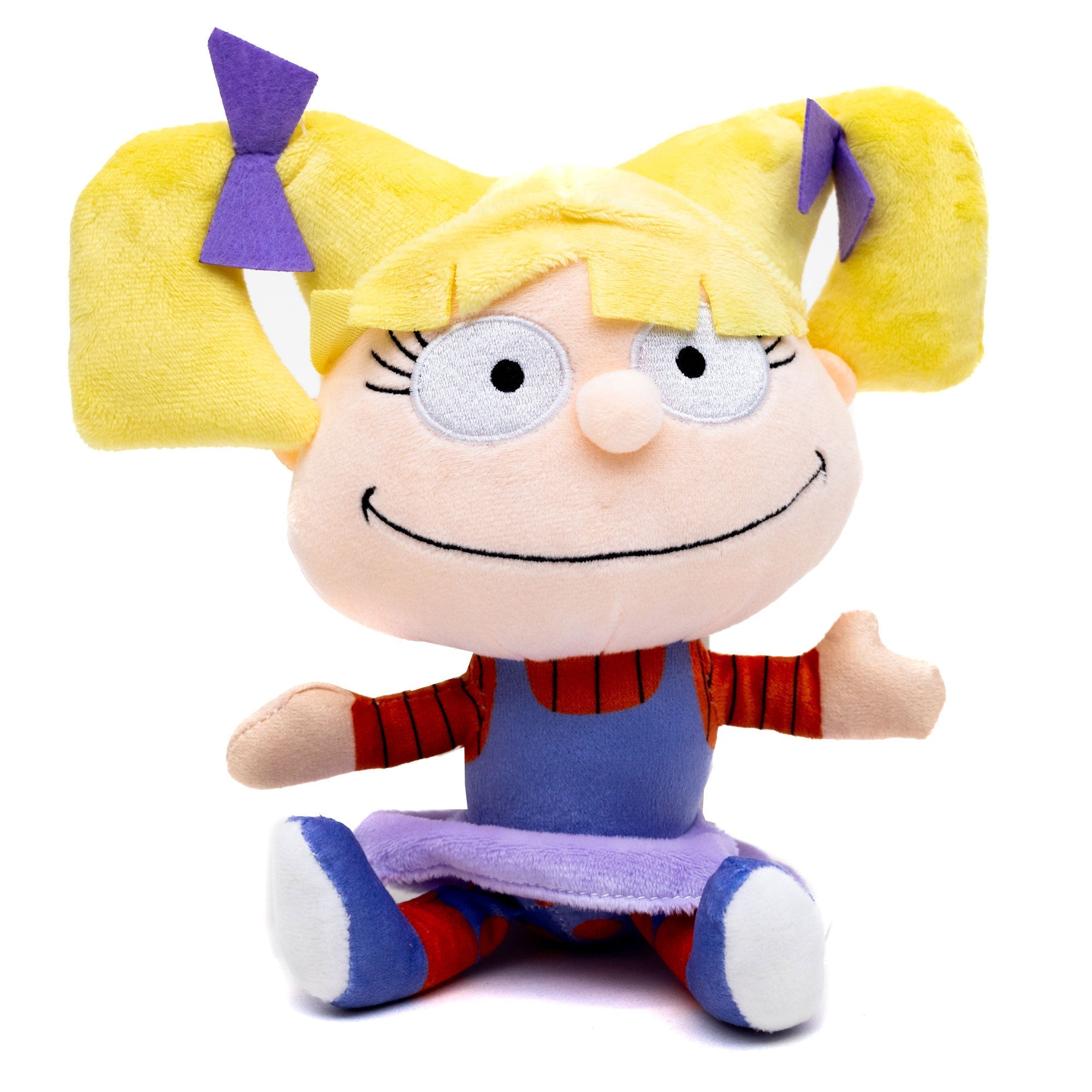 Dog Toy Squeaker Plush - Rugrats Angelica Pickles Full Body Sitting Pose 