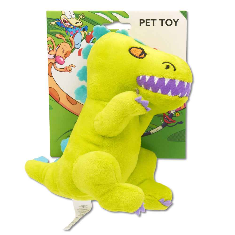 Buckle-Down Rugrats Reptar Full Body Pose Squeaker Plush Dog Toy