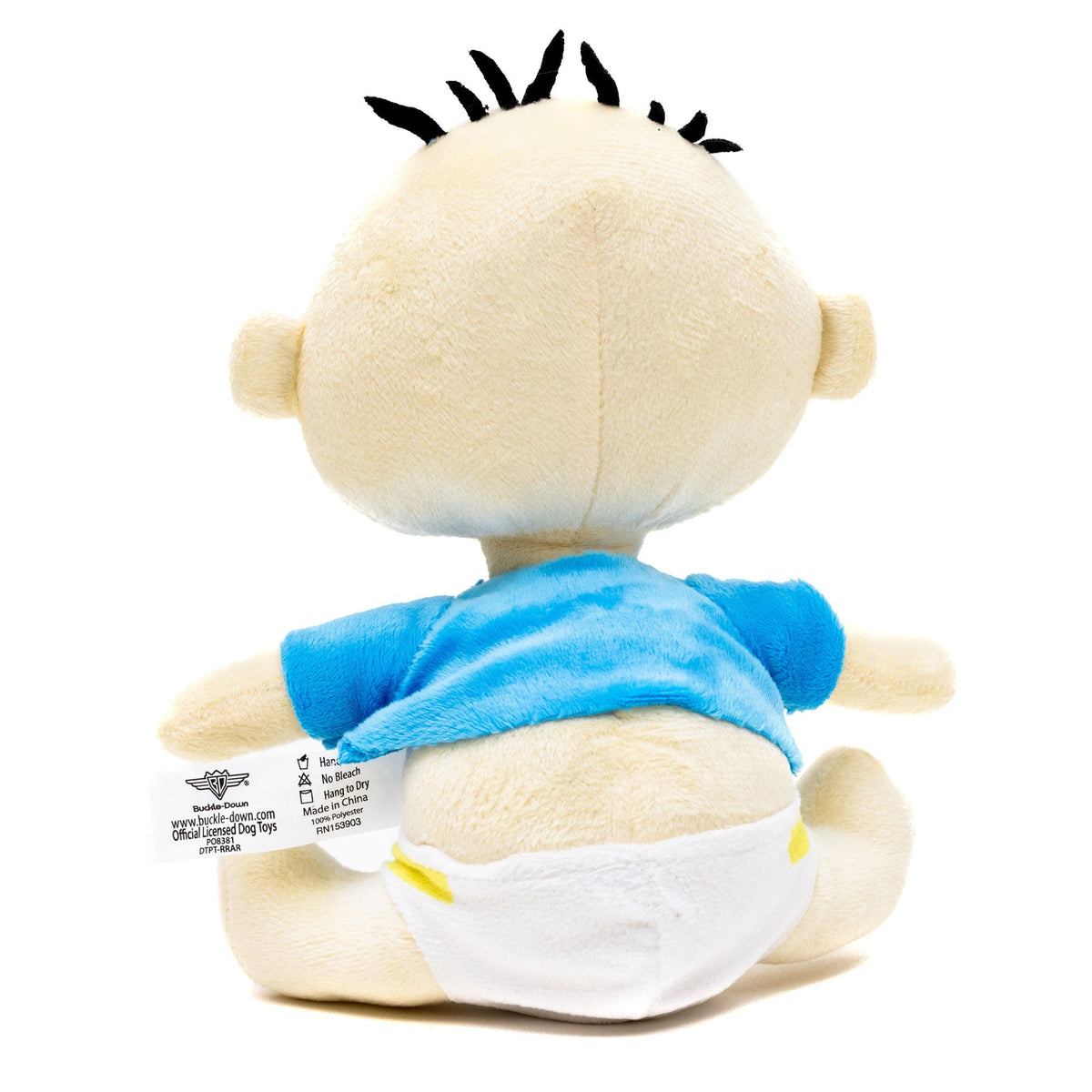 Dog Toy Squeaker Plush - Rugrats Tommy Pickles Full Body Sitting Pose 