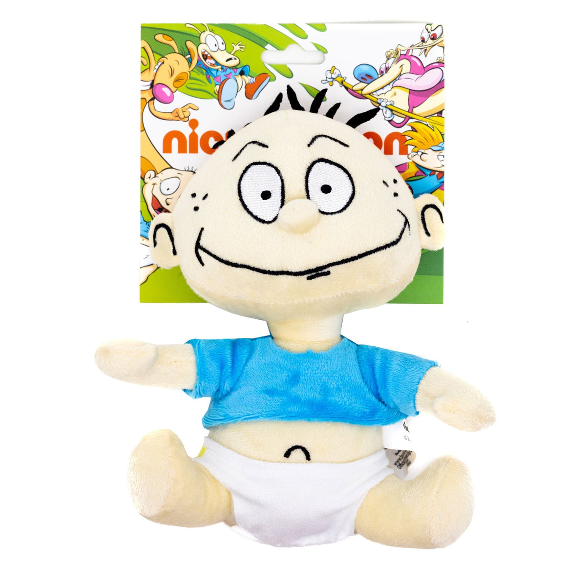 Dog Toy Squeaker Plush - Rugrats Tommy Pickles Full Body Sitting Pose 