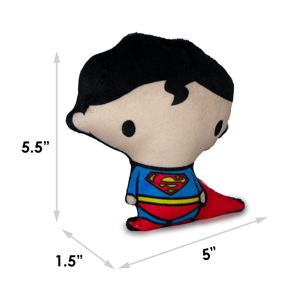 Dog Toy Plush - Chibi Superman Standing Pose 