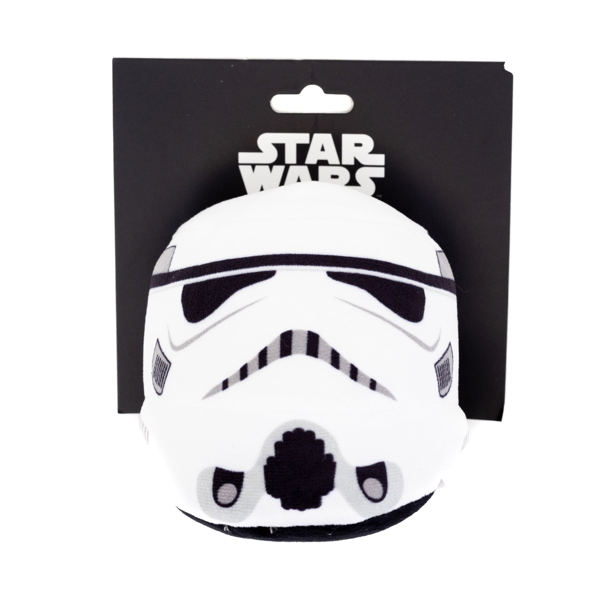 Dog Toy Squeaker Plush - Stormtrooper Helmet White 