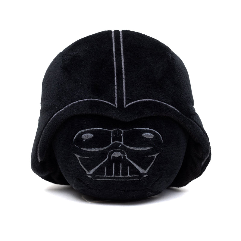 Dog Toy Squeaker Plush - Darth Vader Helmet Black 