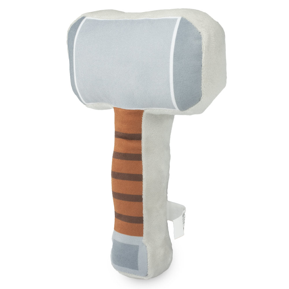 Dog Toy Squeaker Plush - Thors Hammer Grays Browns