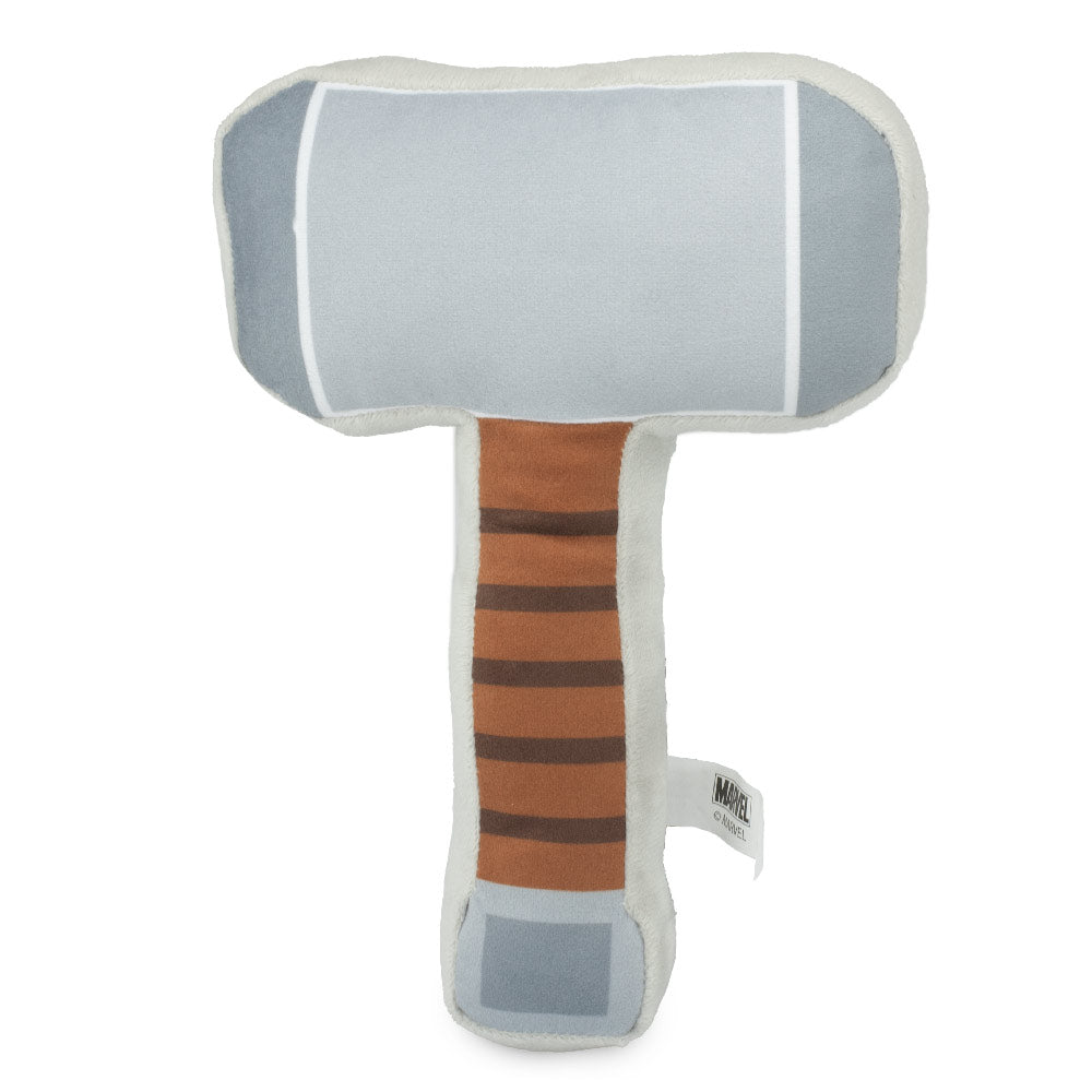 Dog Toy Squeaker Plush - Thors Hammer Grays Browns