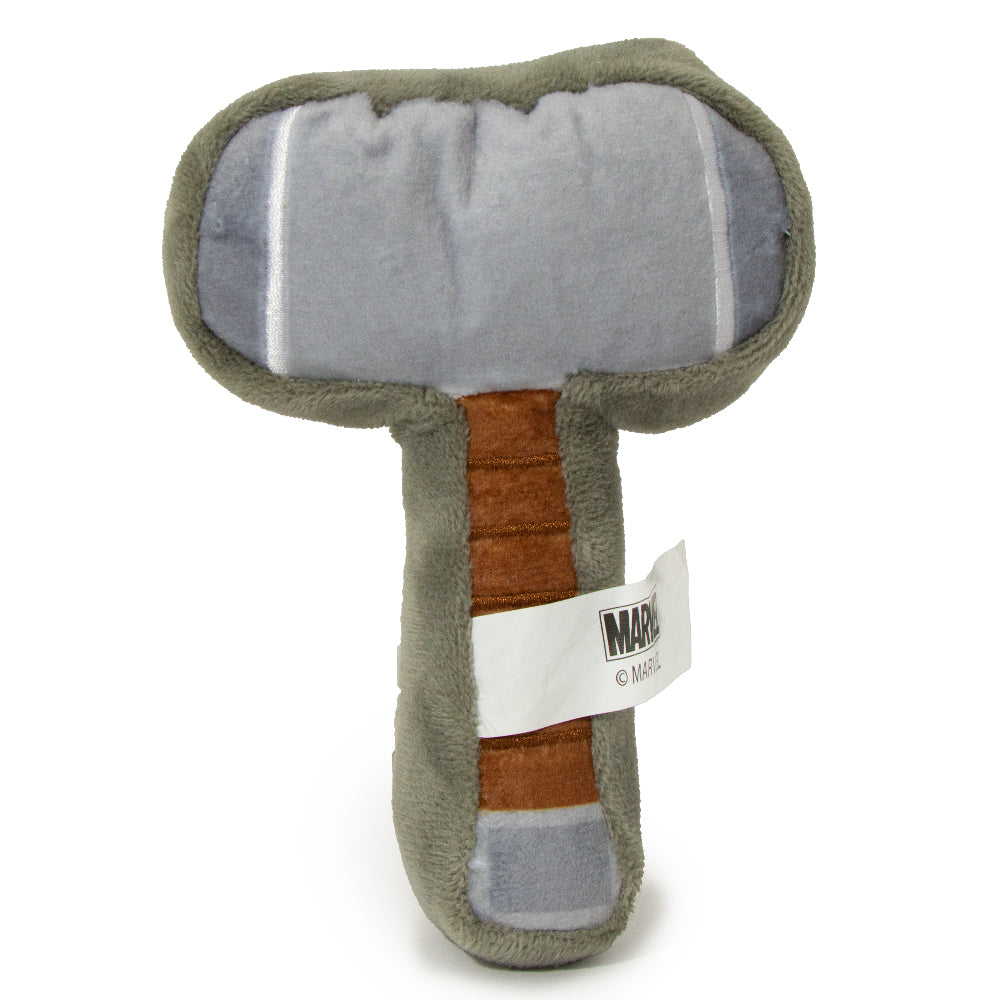 Dog Toy Squeaker Plush - Thors Hammer Grays Browns