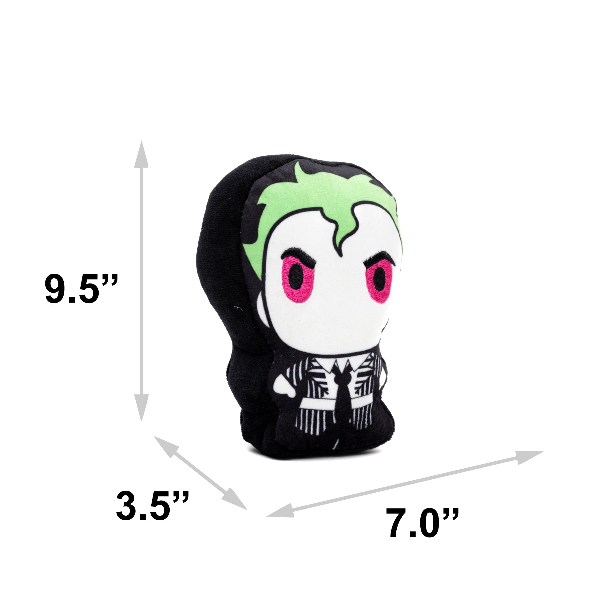 Dog Toy Squeaker Plush - Chibi Beetlejuice Standing Pose 
