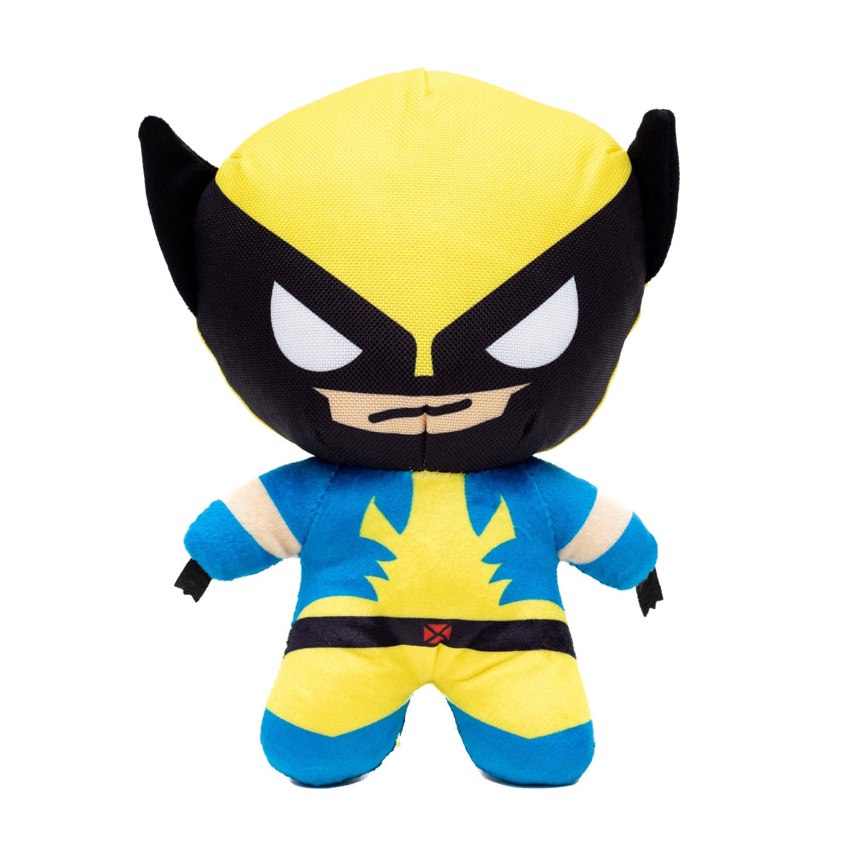 Dog Toy Squeaker Plush - X-Men Wolverine Full Body Standing Pose 