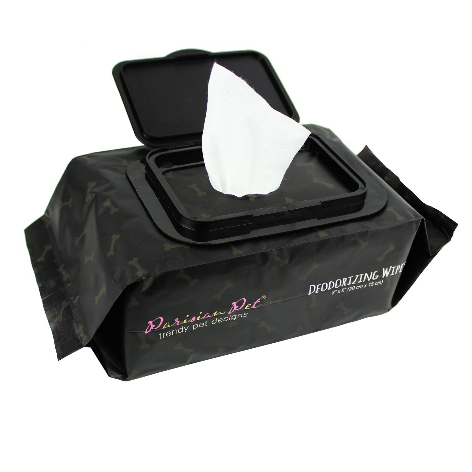 Parisian Pet Deodorizing Wipes for Dogs & Cats - Convenient, Antibacterial, Fresh Scent, Eco-Friendly Pet Wipes