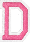 Pink D - Patch