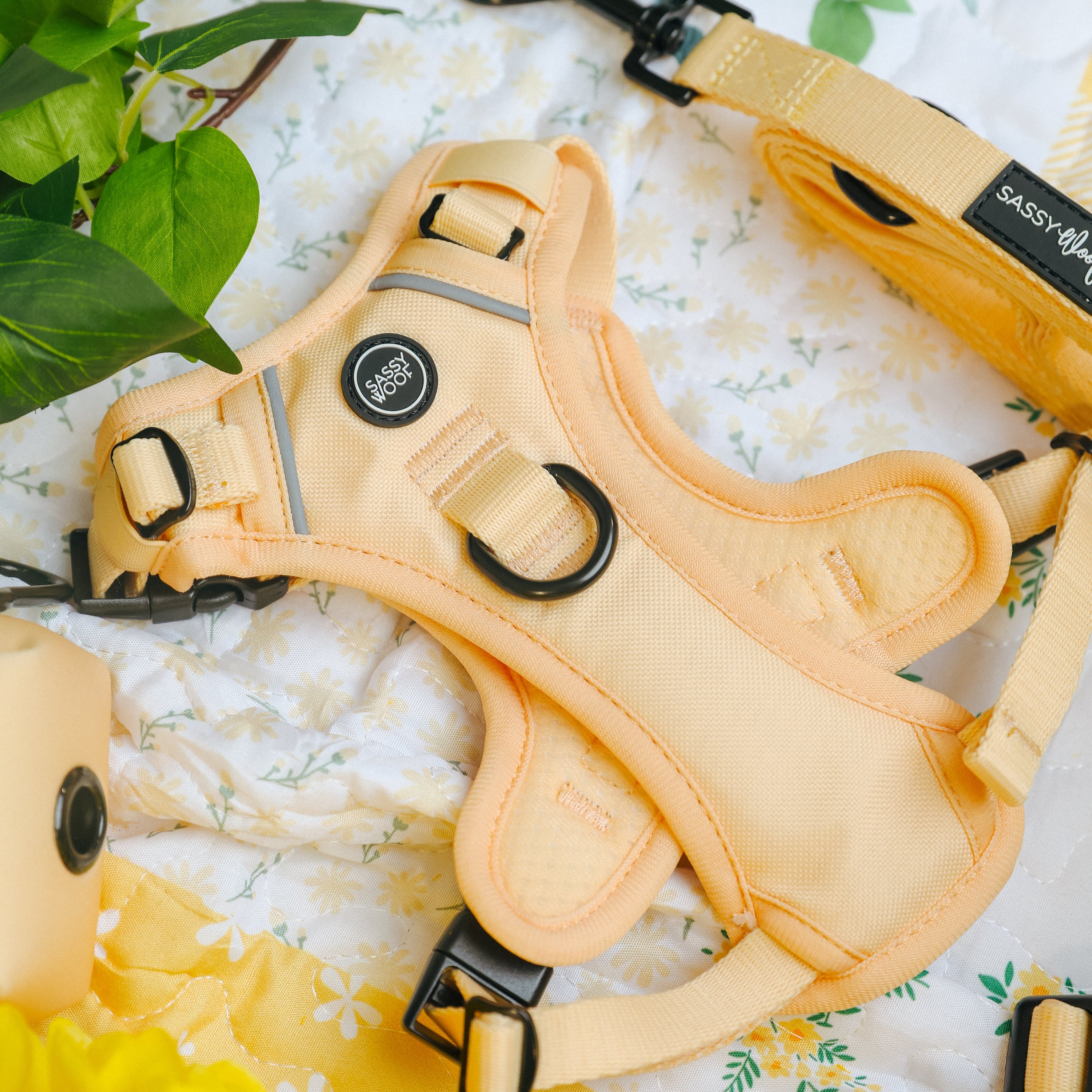 Dog Step-in Harness - Daffodil