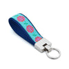 Up Country Dahlia Darling Cast Brass Key Ring
