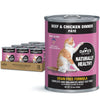 Daves Naturally Healthy Beef & Chicken Dinner Pat Wet Cat Food (12.5oz)